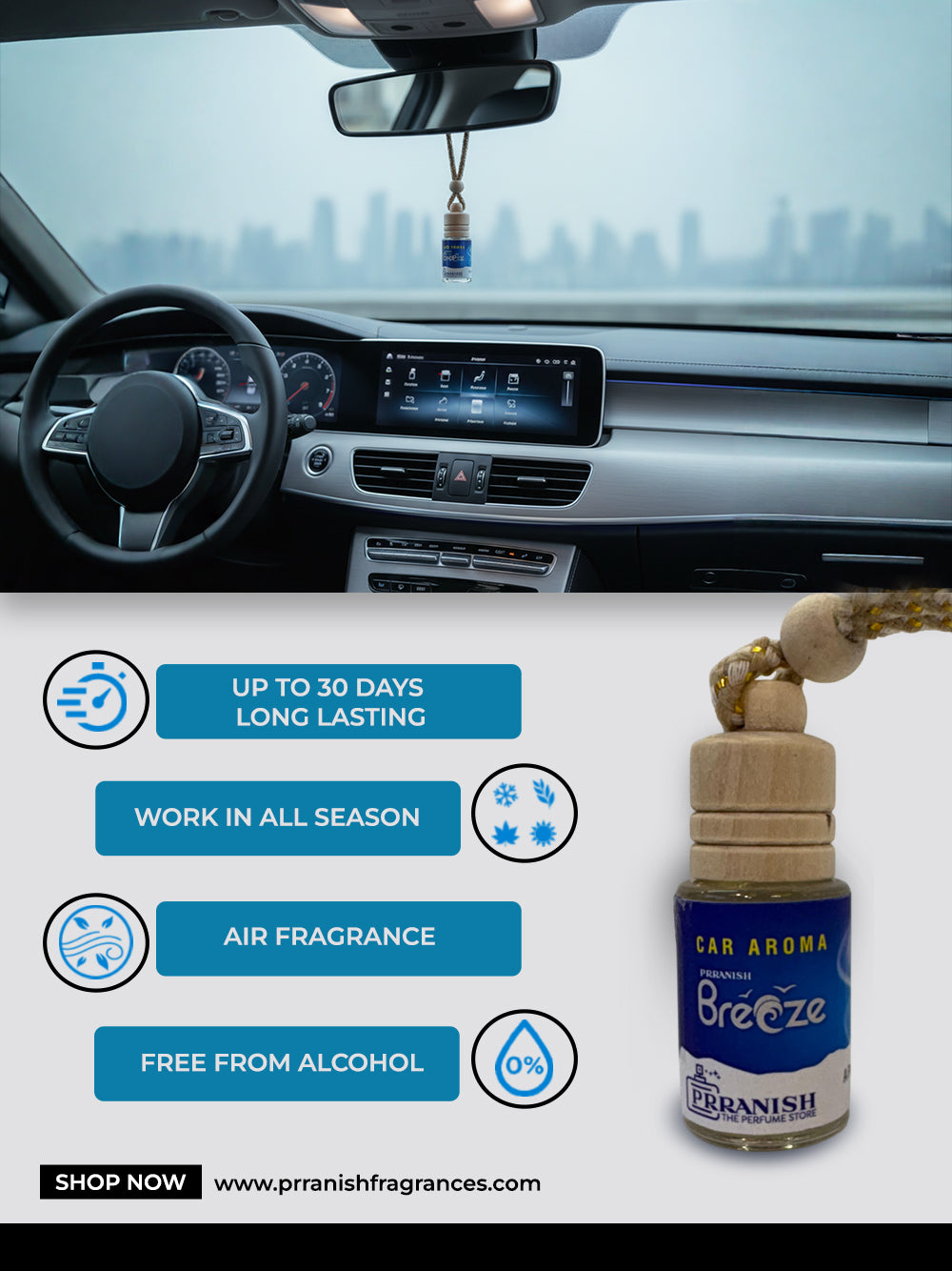 BREEZE Hanging Car Aroma by PRRANISH
